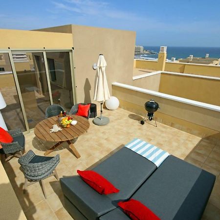 Apartament La Perla By Rentmedano Superb Luxury Duplex, Private Roof Terrace, Ocean View, Pool, Wifi And Parking El Médano Zewnętrze zdjęcie